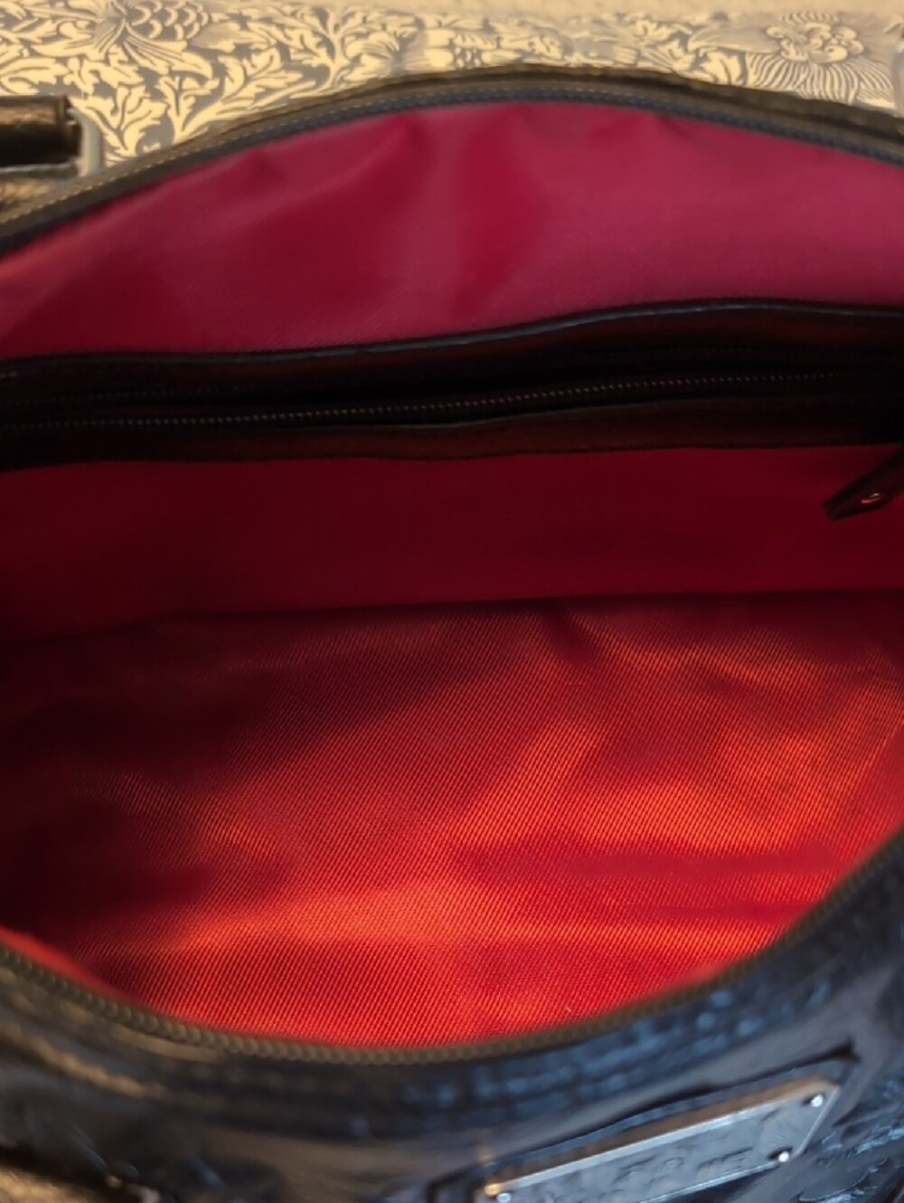Loungefly Embossed Faux Leather Minnie And Mickey Mouse Purse - Picture 9 of 16